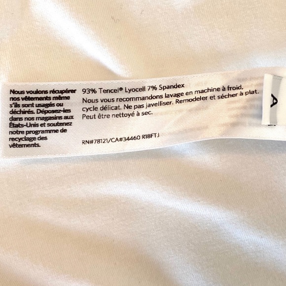 Eileen Fisher Ling Sleeve White Tunic M EUC - Picture 10 of 10